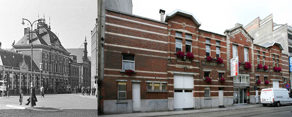 Links: Concordia Breda, foto Stadsarchief Breda. Rechts: het gebouw van het Eldorado nu, Onroerend Erfgoed Vlaanderen. 