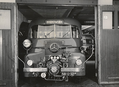 Brandweerkazerne, 1957