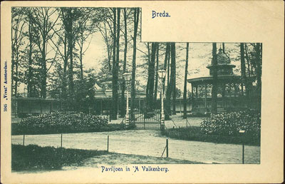 Het paviljoen omstreeks 1900.