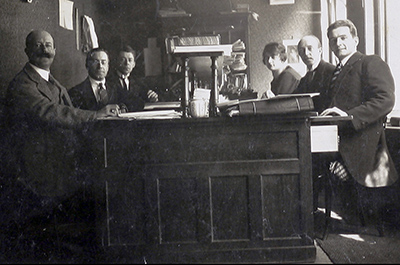 het notariskantoor van mr. F.H.J.J. Suys, ca. 1920 